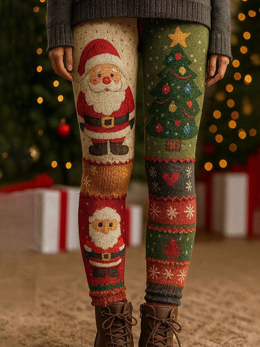 Women's Christmas Print Casual Leggings