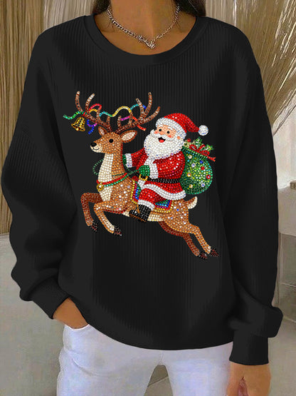 Women's Christmas Print Casual Sweatshirt