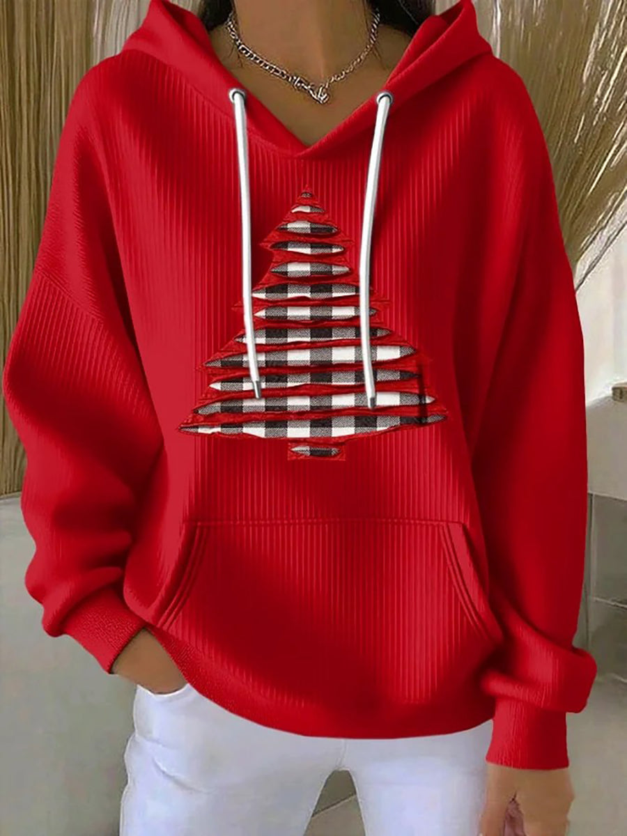 Women's Merry Christmas Print Hoodie