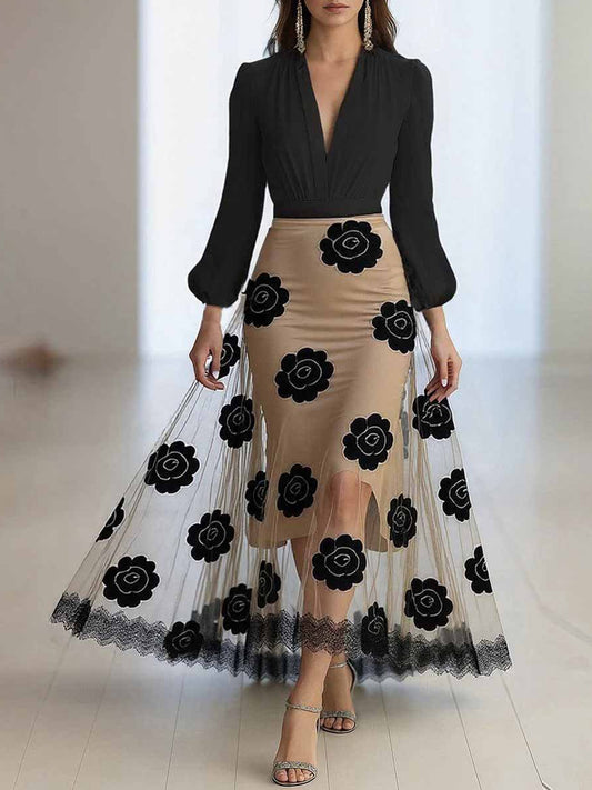 Women's Vintage Palace Muslim Middle Eastern Dress