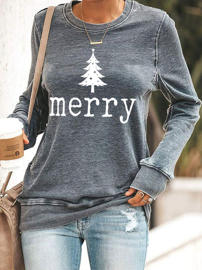 Women's Merry Christmas Casual Sweatshirt