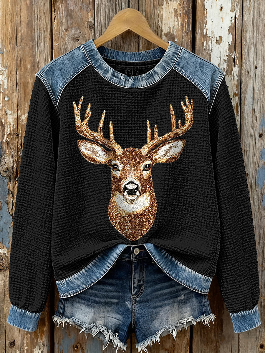 Women's Elk Waffle Sweatshirts