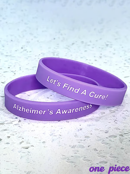 Alzheimer's Disease Letter Design Wristband