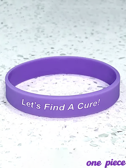 Alzheimer's Disease Letter Design Wristband