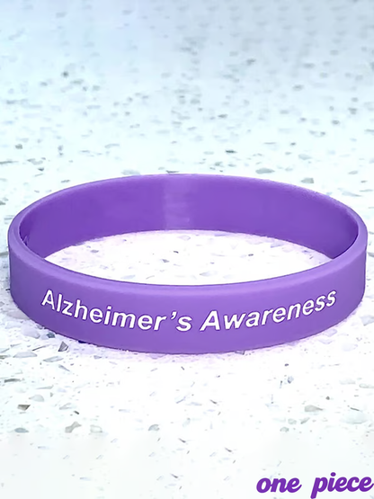 Alzheimer's Disease Letter Design Wristband