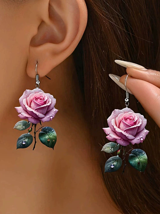 Elegant Floral Earrings