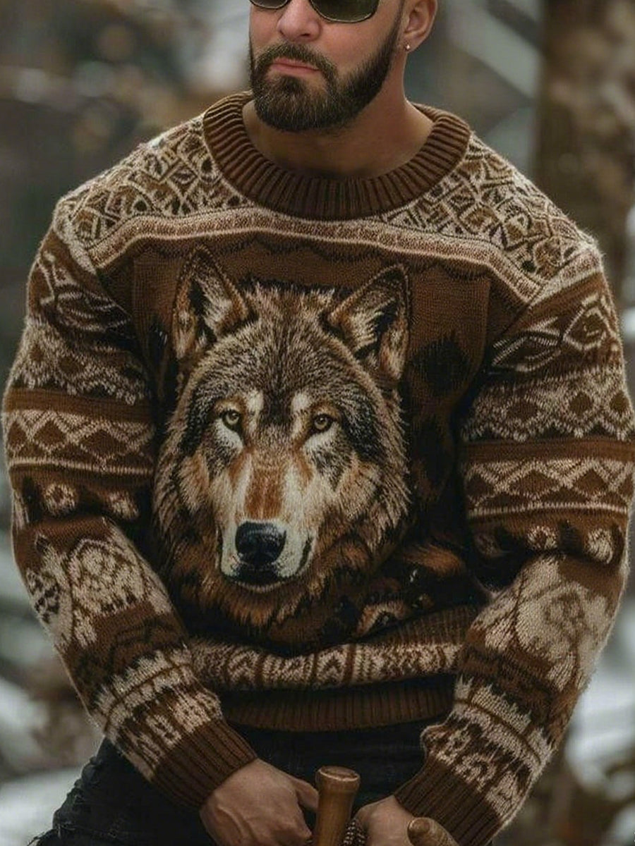 Men's Viking Wolf Sweater