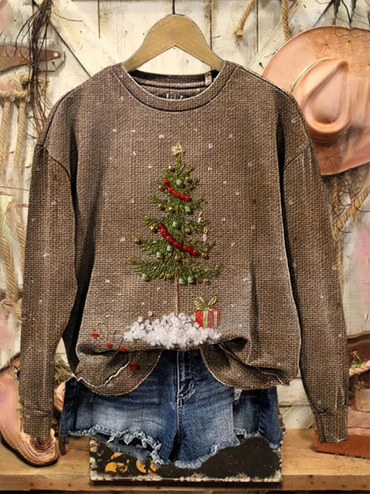 Women's Christmas Print Sweatshirt