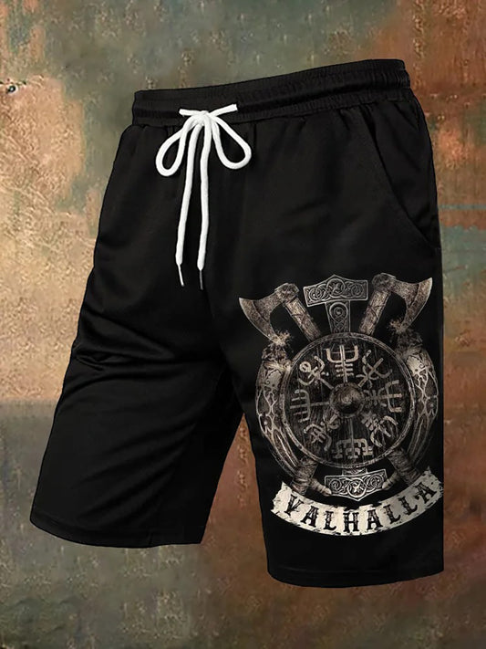 Men's Viking Printed Lounge Shorts
