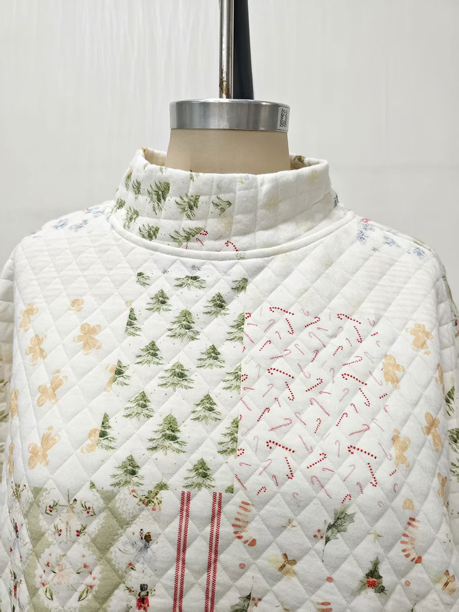 Women's Christmas sweatshirt and shorts sets