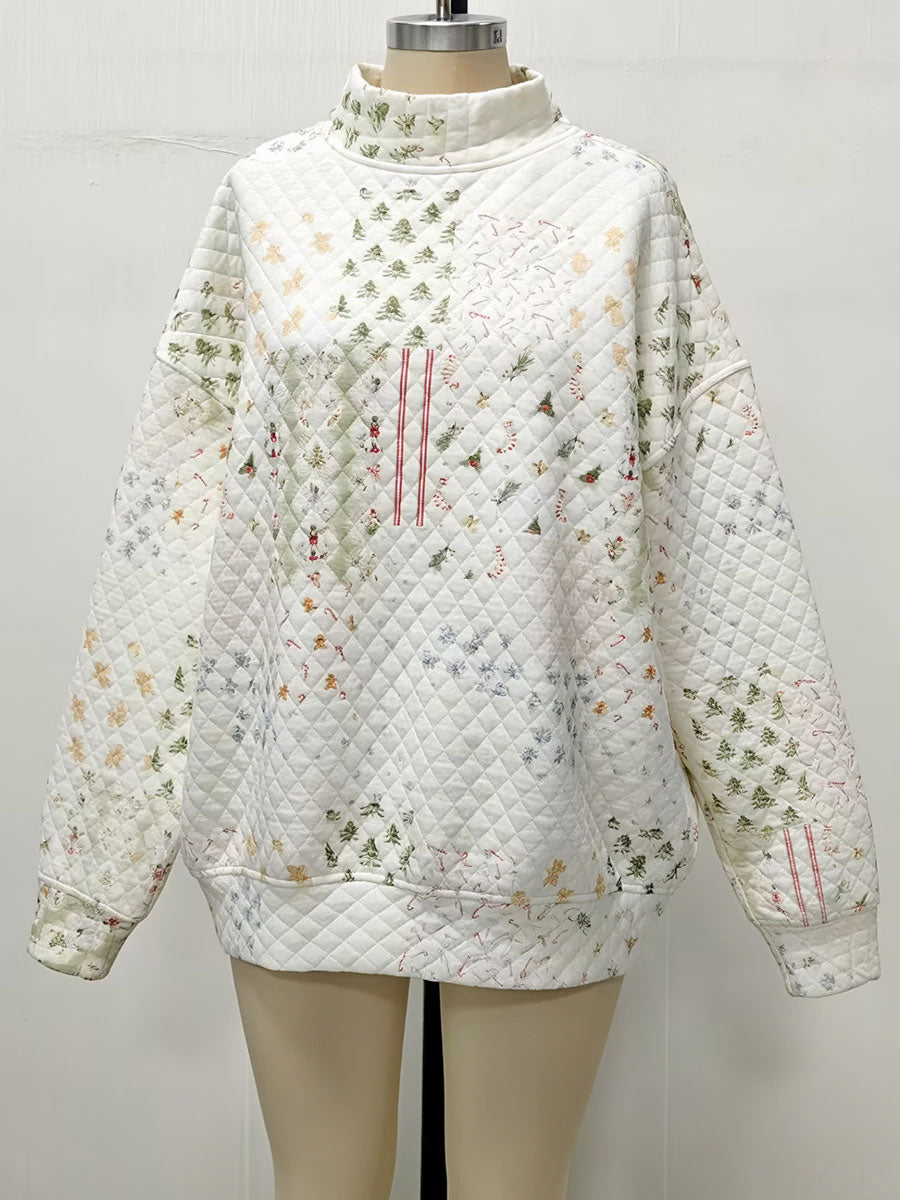 Women's Christmas sweatshirt and shorts sets