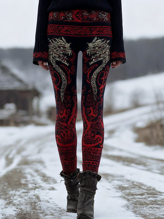 Women's Viking-style leggings