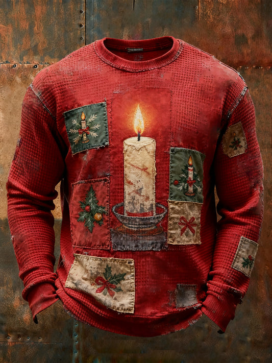 Men's Christmas Waffle Top