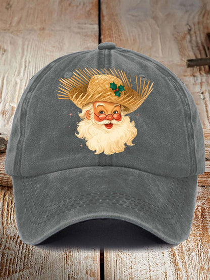 Unisex Funny Puerto Rico Christmas Printed Hats