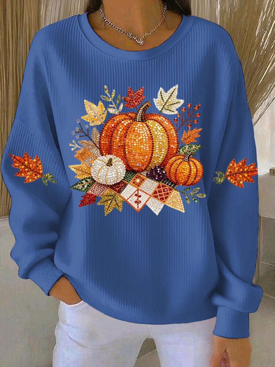 Women's Thanksgiving Print Casual Sweatshirt