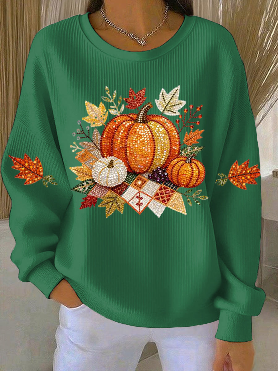 Women's Thanksgiving Print Casual Sweatshirt