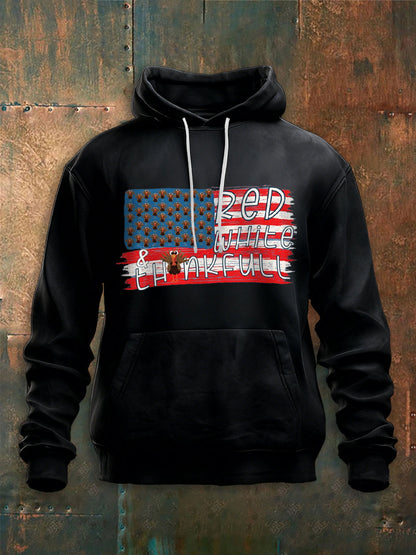 Men's Thanksgiving Loose Long Sleeve Hoodie