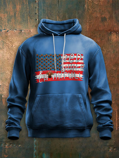 Men's Thanksgiving Loose Long Sleeve Hoodie