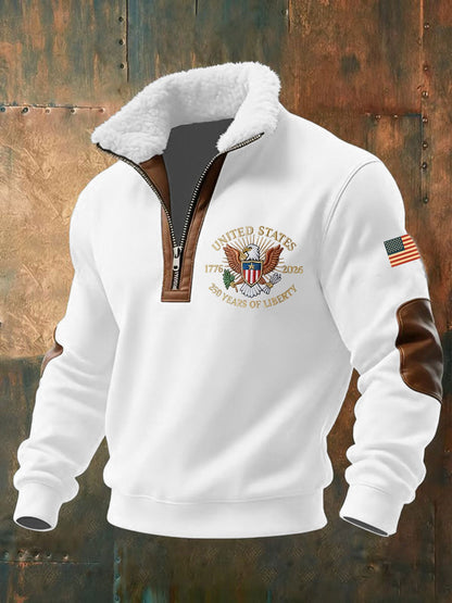 Men's United States 250 Years Printed Casual Top