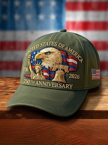 Unisex 250th Anniversary Embroidered Hat
