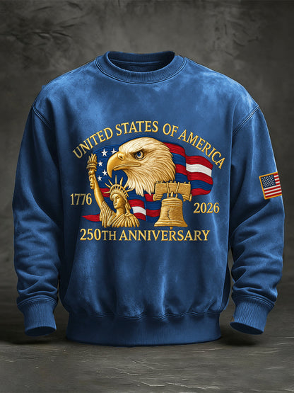 Men's United States of America 250th Anniversary Print Sweatshirt
