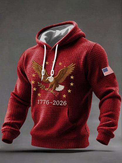 Men's United States 250 Years Printed Casual Hoodie