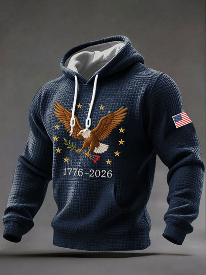 Men's United States 250 Years Printed Casual Hoodie