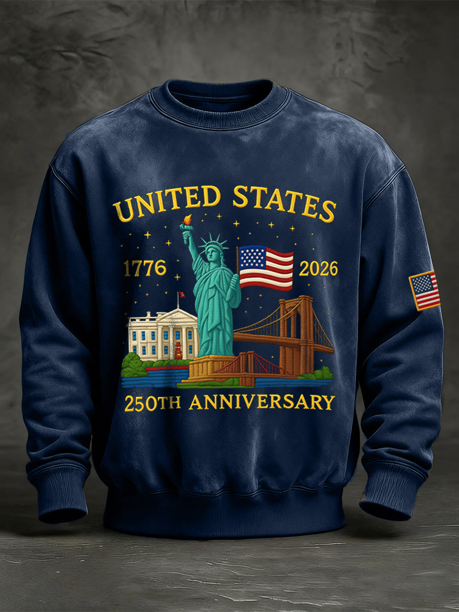 Men's United States 250th Anniversary Print Sweatshirt
