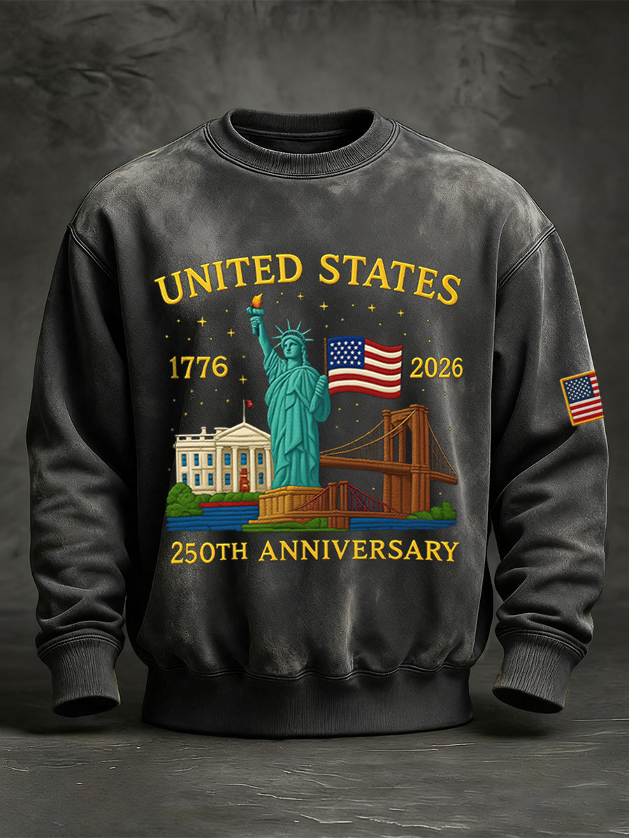 Men's United States 250th Anniversary Print Sweatshirt