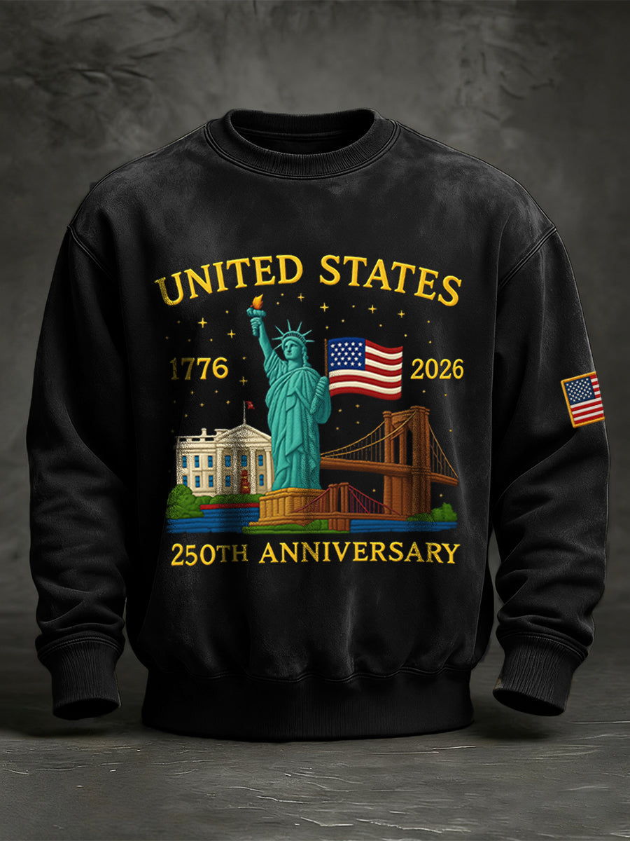 Men's United States 250th Anniversary Print Sweatshirt