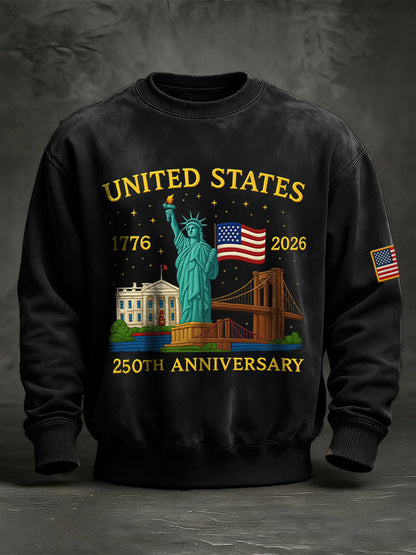 Men's United States 250th Anniversary Print Sweatshirt
