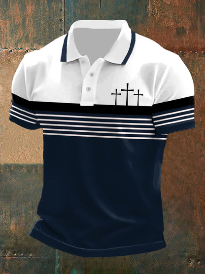 Men's short sleeve polo shirt