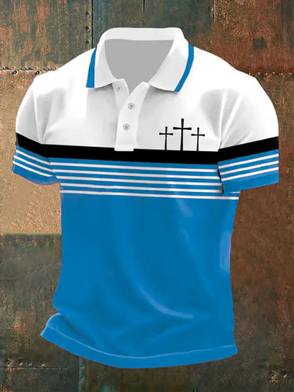 Men's short sleeve polo shirt