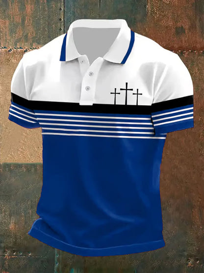 Men's short sleeve polo shirt