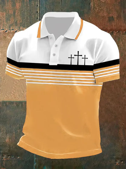 Men's short sleeve polo shirt