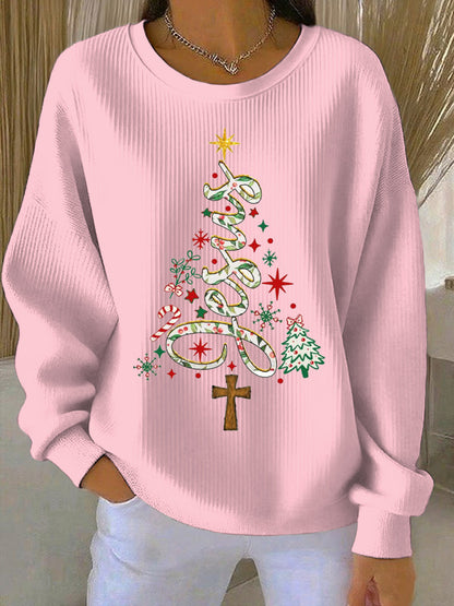 Women's Christmas Print Casual Sweatshirt