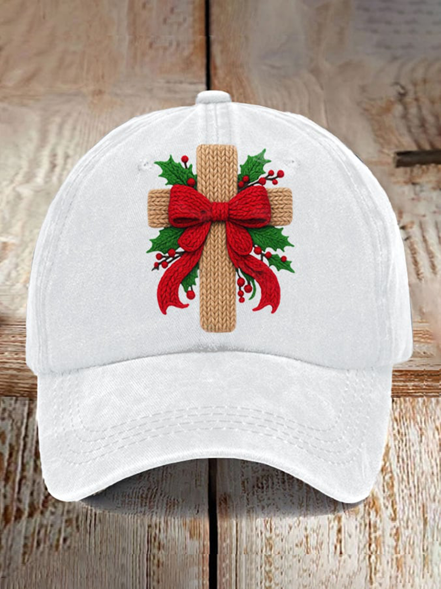 Unisex Faith Jesus Christmas Art Printed Cap