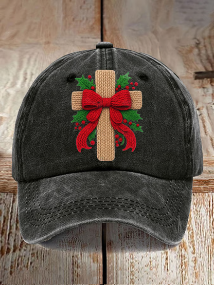 Unisex Faith Jesus Christmas Art Printed Cap