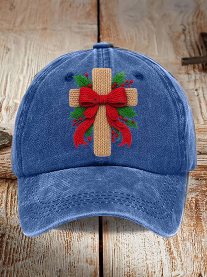 Unisex Faith Jesus Christmas Art Printed Cap