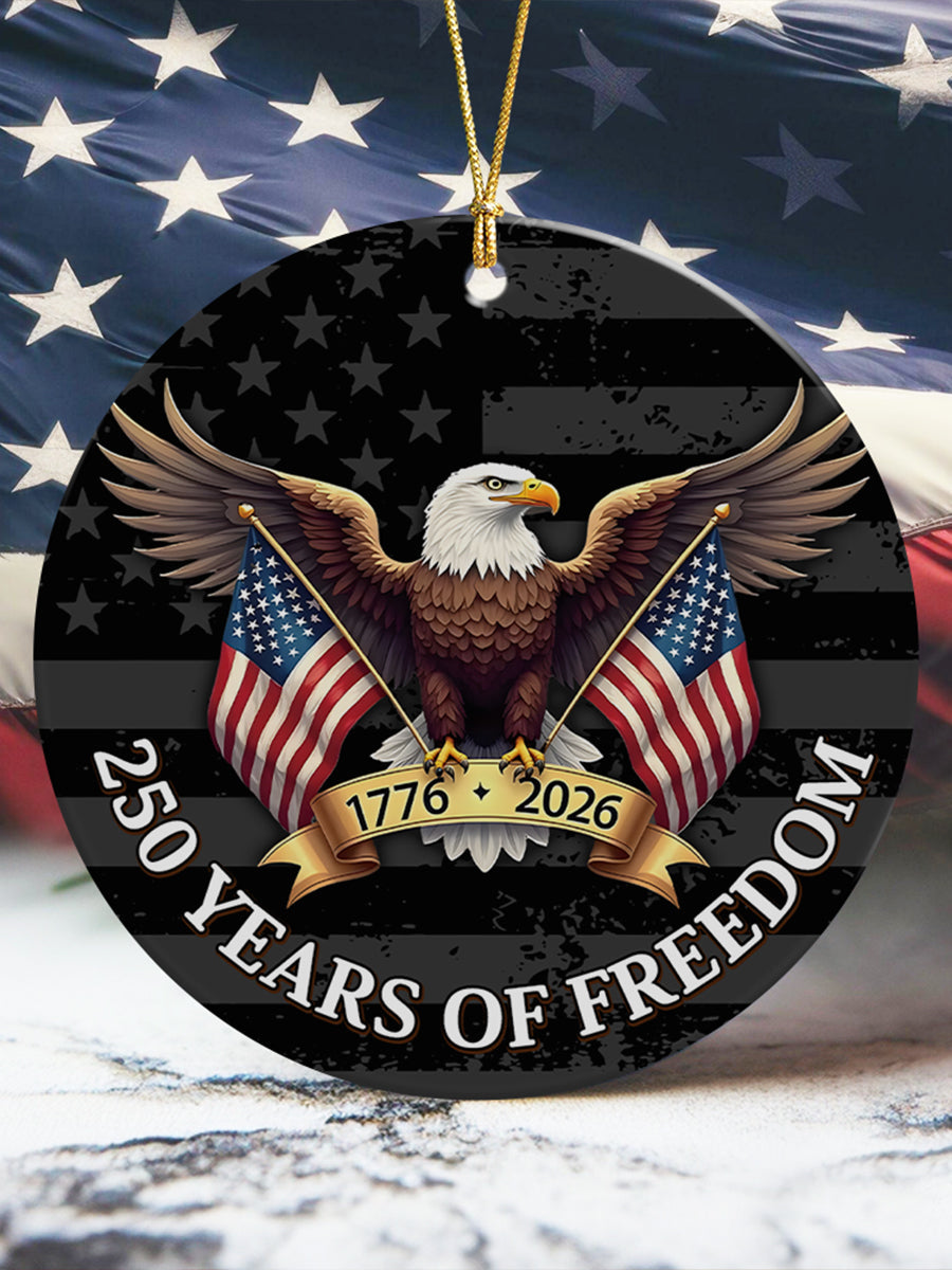 250th Anniversary Printed Acrylic Decorative Ornament