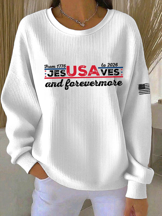 Women's  250th Printed Casual Sweatshirt