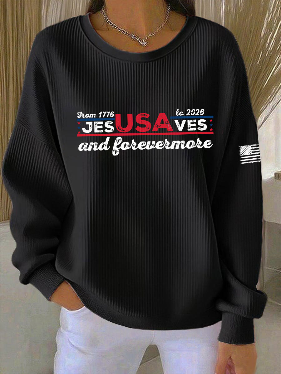 Women's  250th Printed Casual Sweatshirt