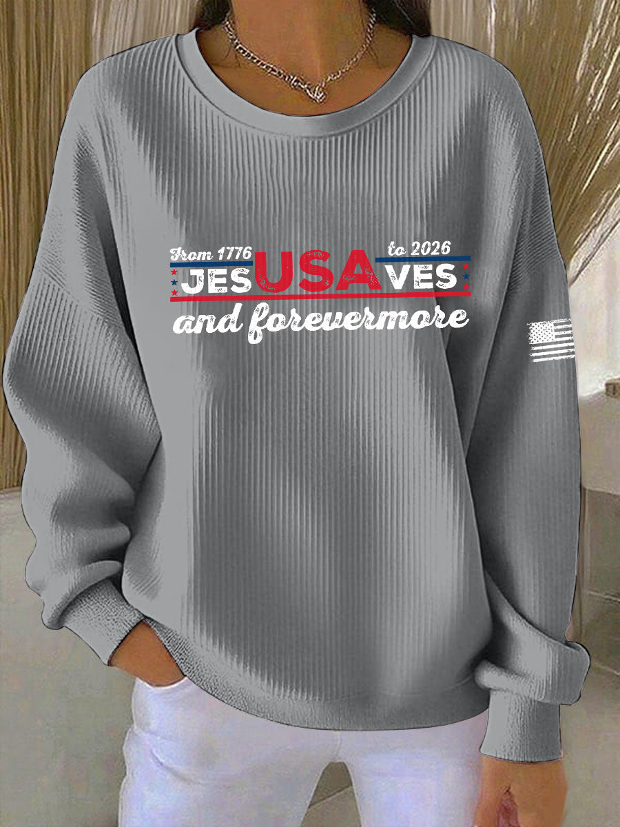 Women's  250th Printed Casual Sweatshirt