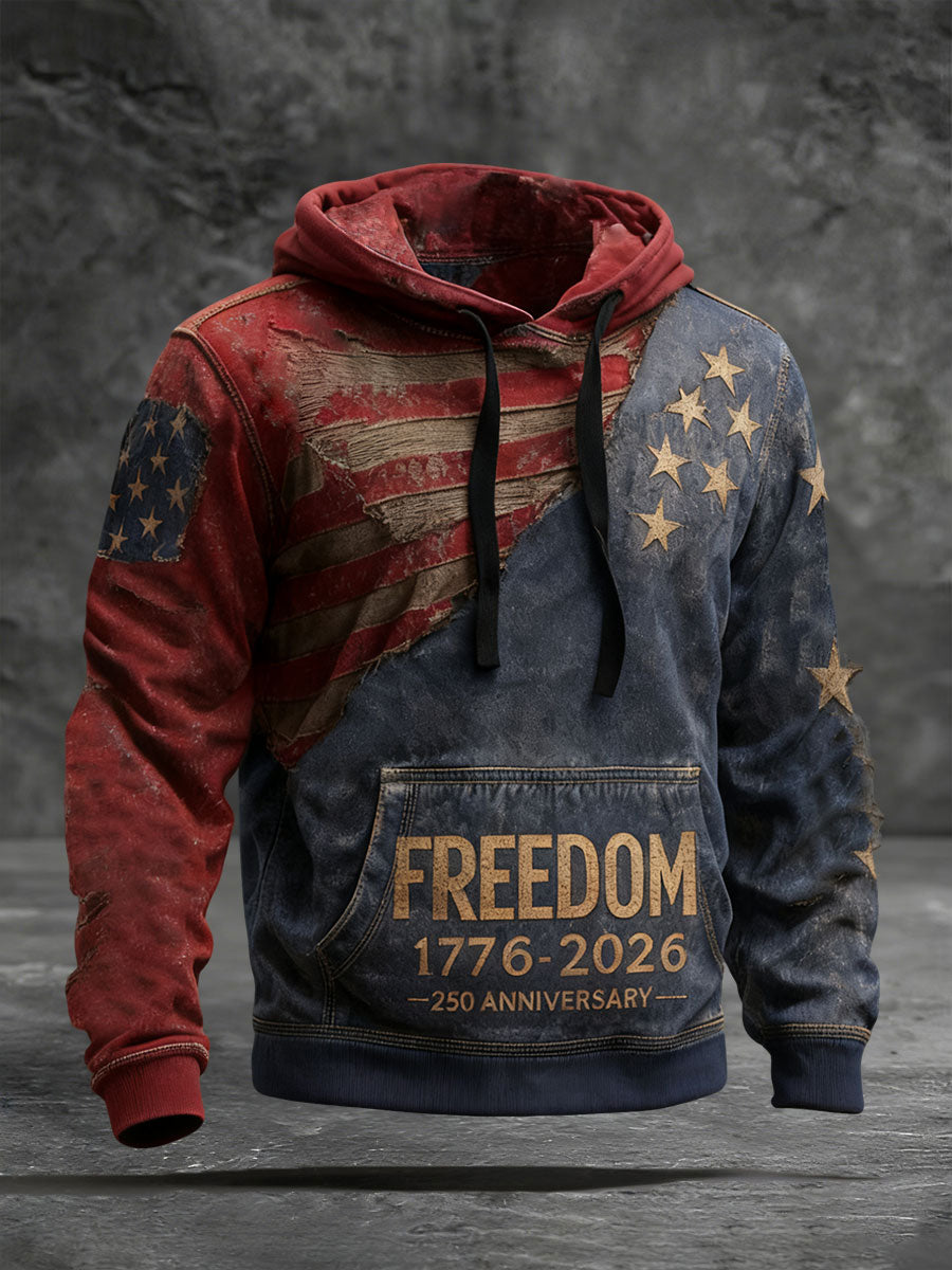 Men's  250 Print Casual Hoodie