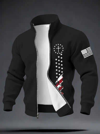 Men's Jesus The Way The Truth The Life Cross Long Sleeve Top