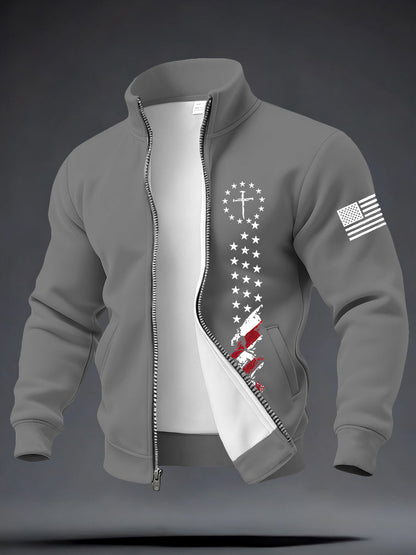 Men's Jesus The Way The Truth The Life Cross Long Sleeve Top