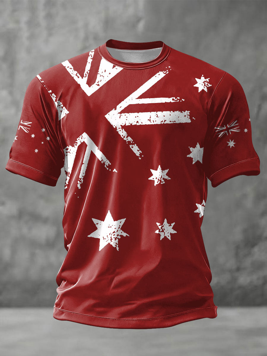 Unisex AU Australia Day Printed T-shirt