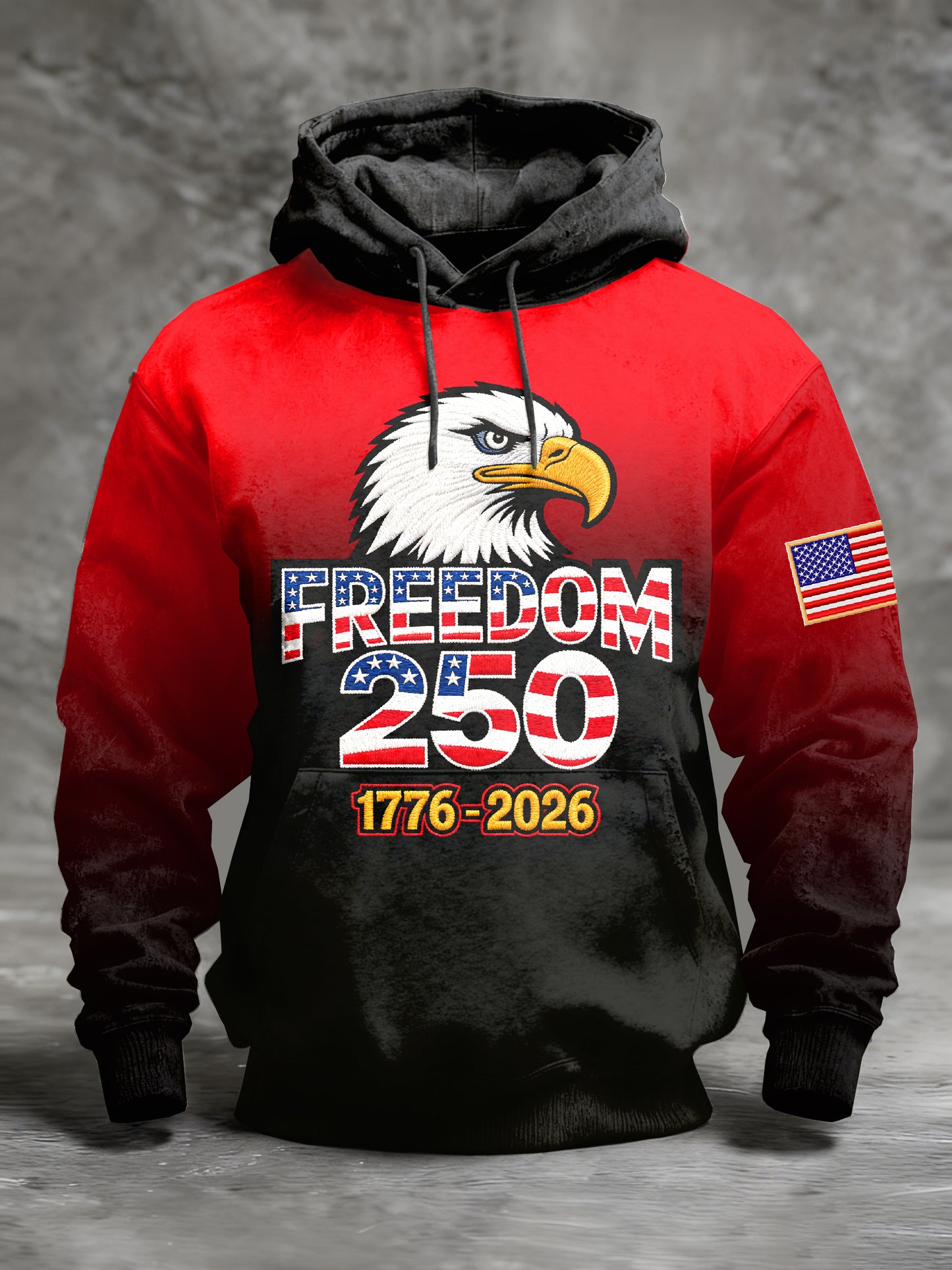Men's Retro  250th Anniversary Printed Sweatshirt
