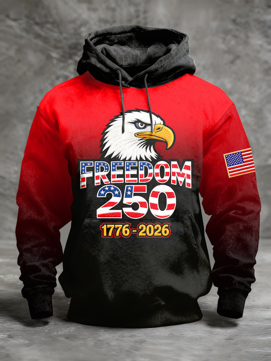 Men's Retro  250th Anniversary Printed Sweatshirt
