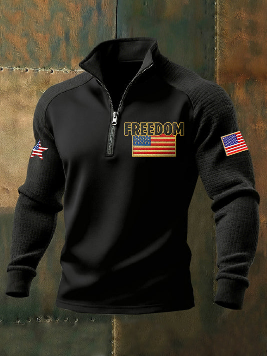 Men's Retro  250th Anniversary Printed Sweatshirt